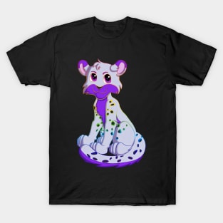 Snow leopard purple purple T-Shirt